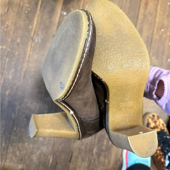 Iconic! Shearling and suede Italian boots with crepe sole. 9.5 - Picture 8 of 8